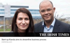 Kianda featured in The Irish Times
