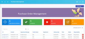 Purchase order management