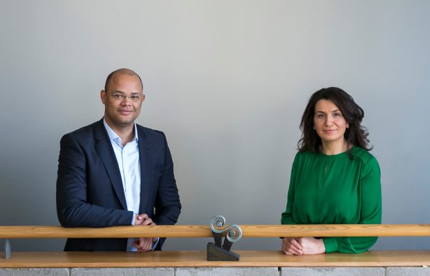 CEO of Kianda, Osvaldo Sousa and COO of Kianda, Derya Sousa receive Ireland's Best Export Award